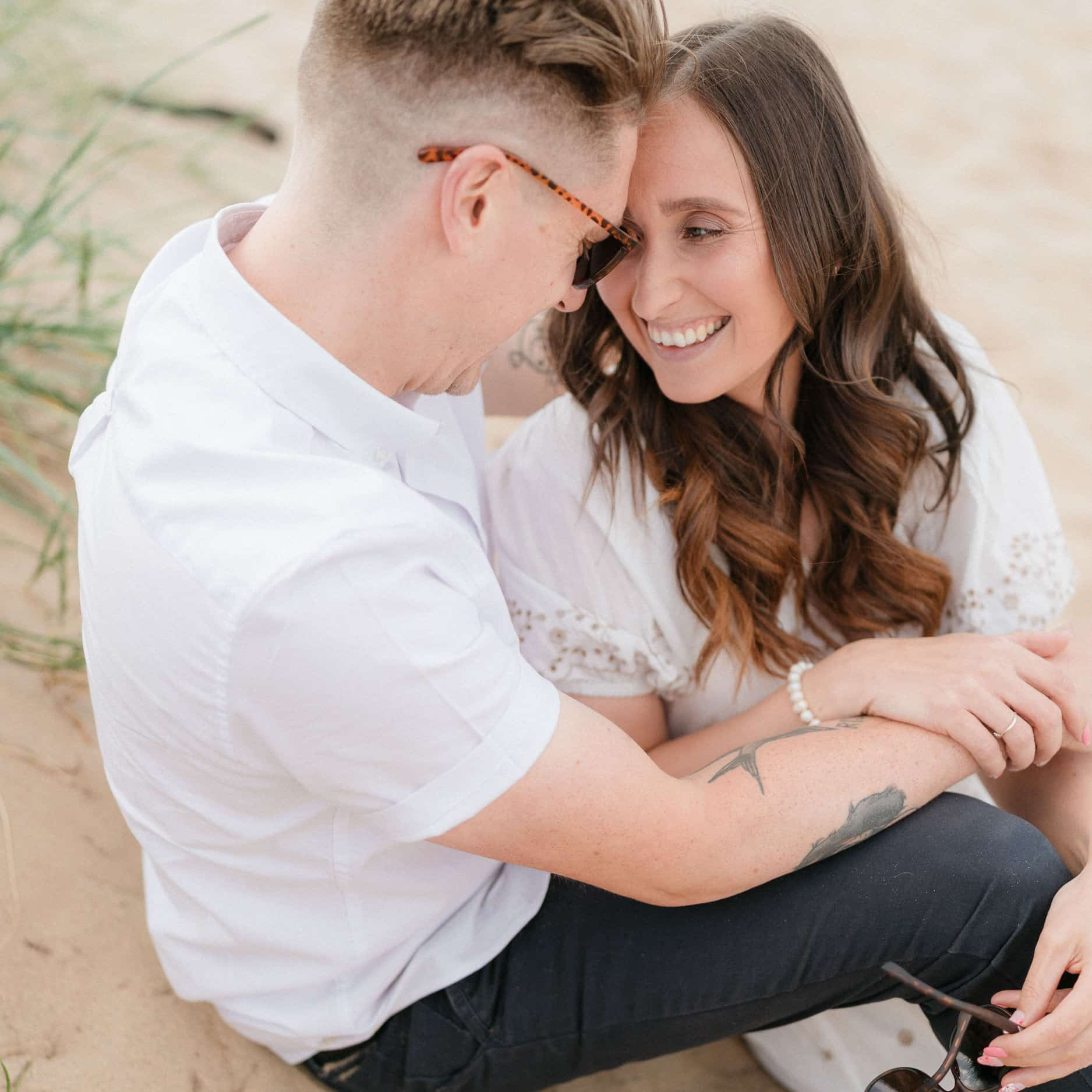 Sandhaven Beach Engagement Shoot